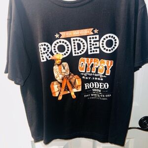 Rodeo Gypsy Black Graphic T-Shirt
